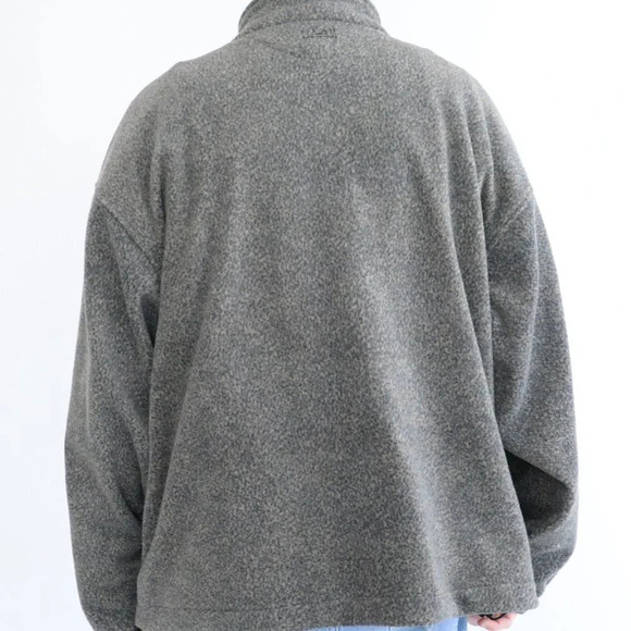 Vintage Gear for  Sports Wisconsin Brown Grey Zip Up Fleece Sweater Size XXL - Picture 3 of 11